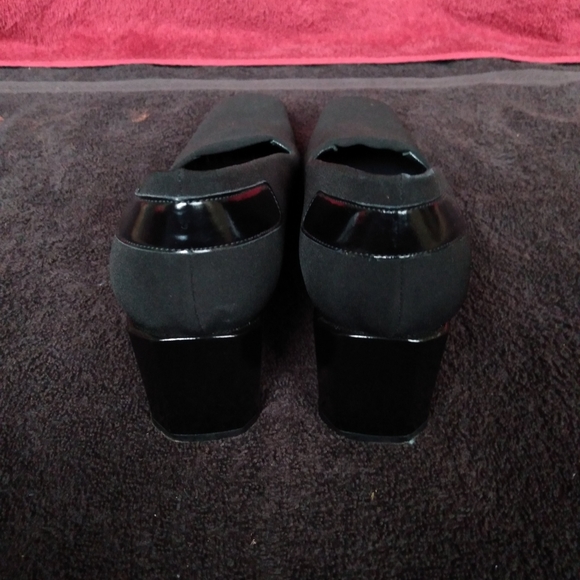 Stuart Weitzman 7.5AA Classic Pumps Block Heels - Picture 4 of 8